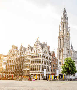 Beispielhafte Impression eines Stopps in Antwerpen
