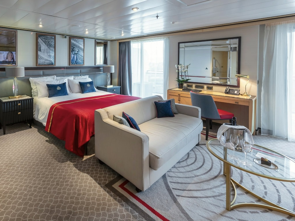 Queen Mary 2 - Queens Suite mit Balkon