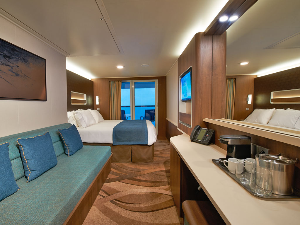 Norwegian Escape - Balkonkabine am Heck
