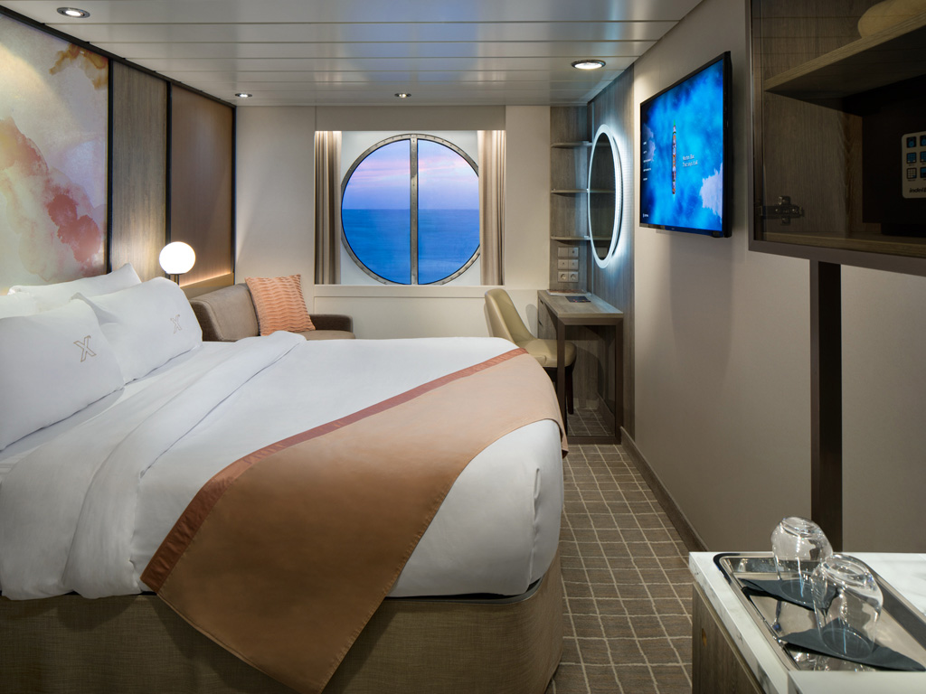Celebrity Millennium - Außenkabine mit Fenster (nicht zu öffnen)