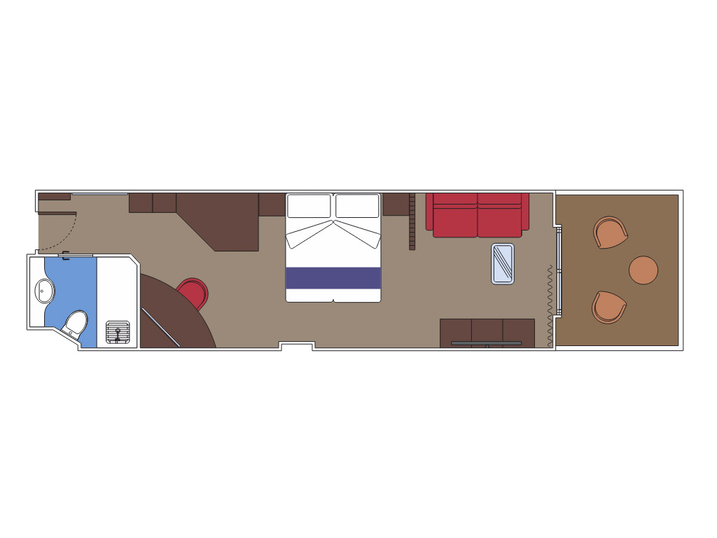 MSC Magnifica - Yacht Club Deluxe Suite mit Balkon