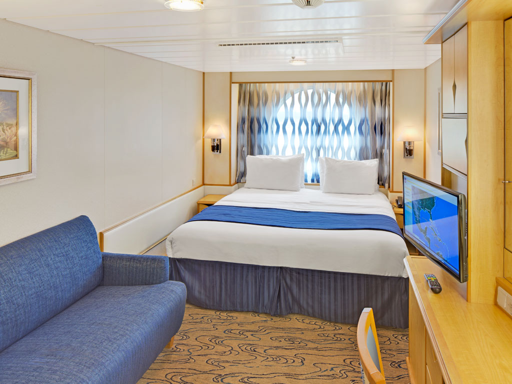 Adventure of the Seas - Außenkabine mit Fenster (nicht zu öffnen)