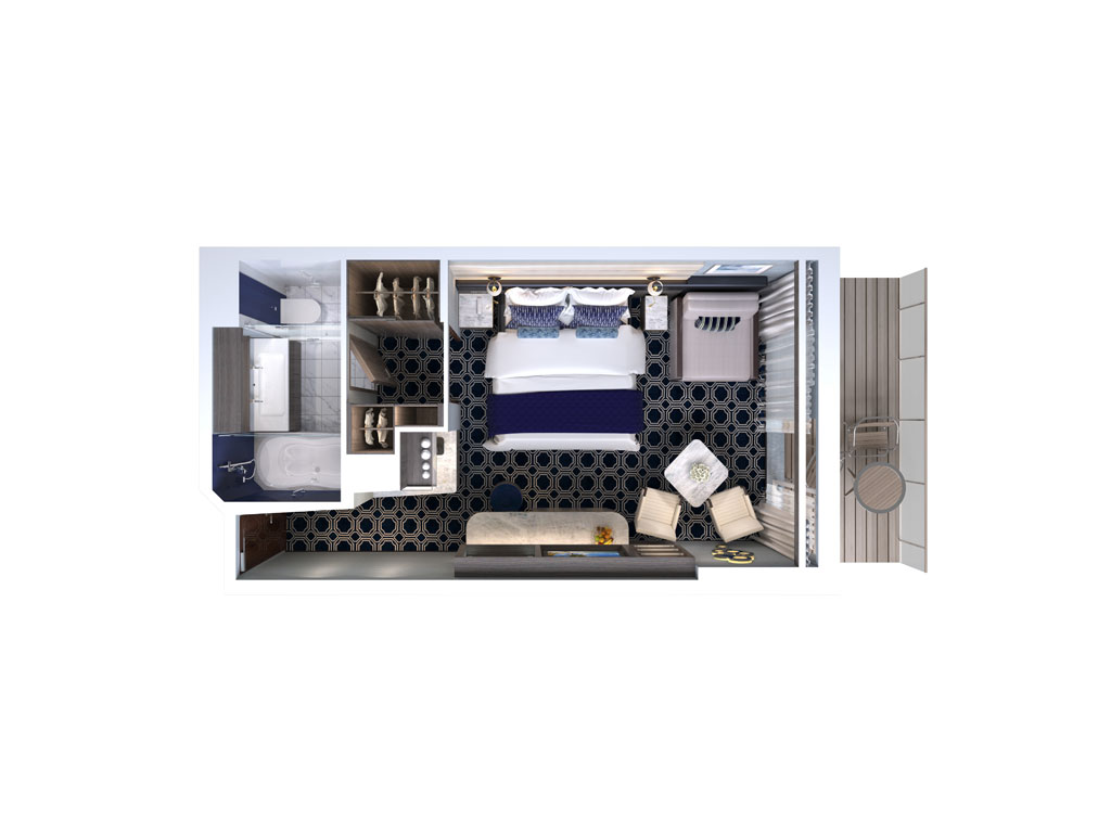 Norwegian Bliss - The Haven Courtyard Penthouse mit Balkon