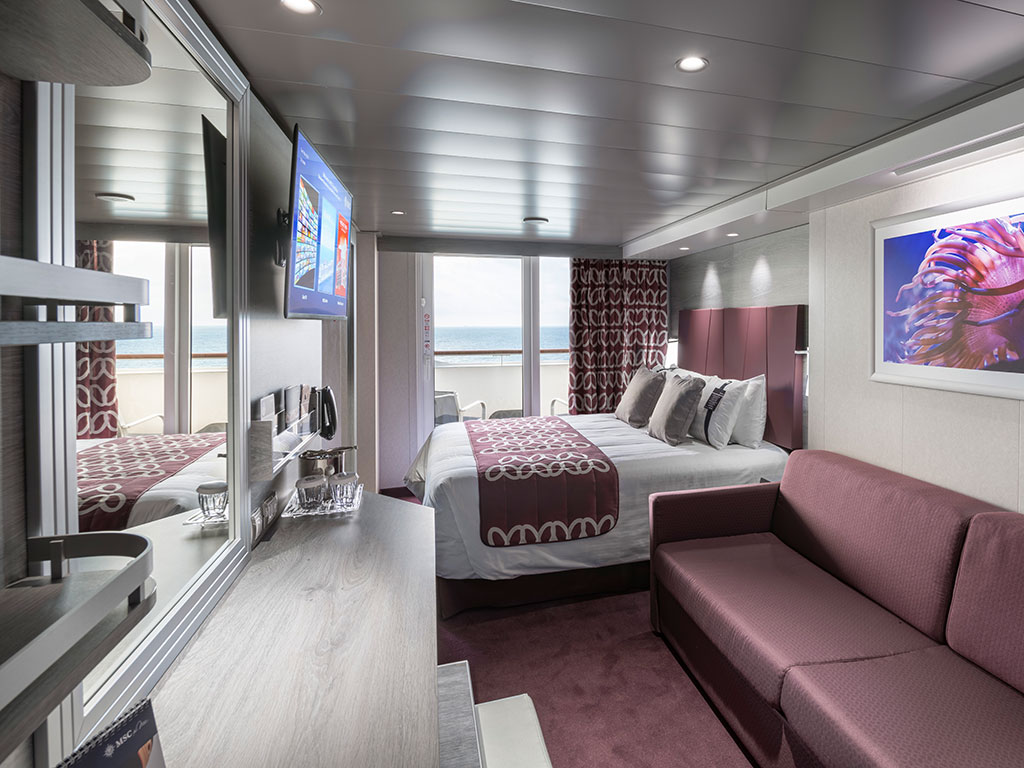 MSC Grandiosa - Aurea Balkonkabine