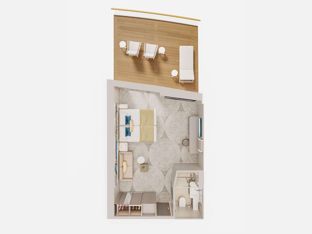 Norwegian Prima - Familien Suite mit großem Balkon