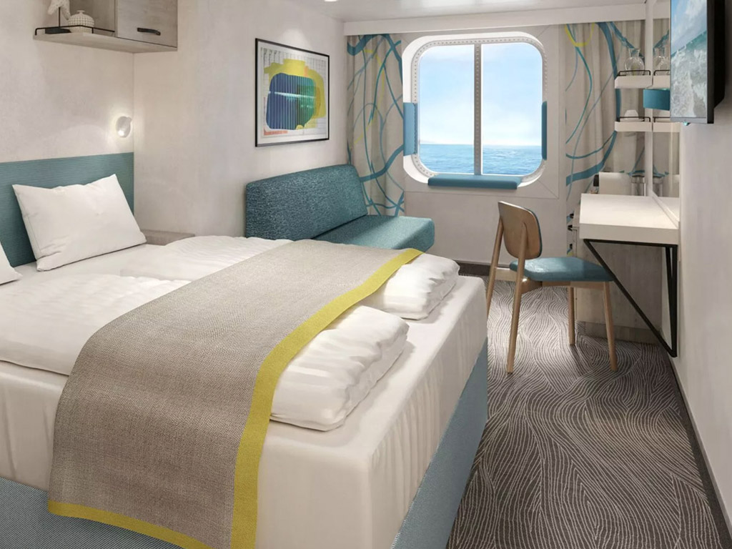 Mein Schiff 7 - Außenkabine mit Fenster (nicht zu öffnen)
