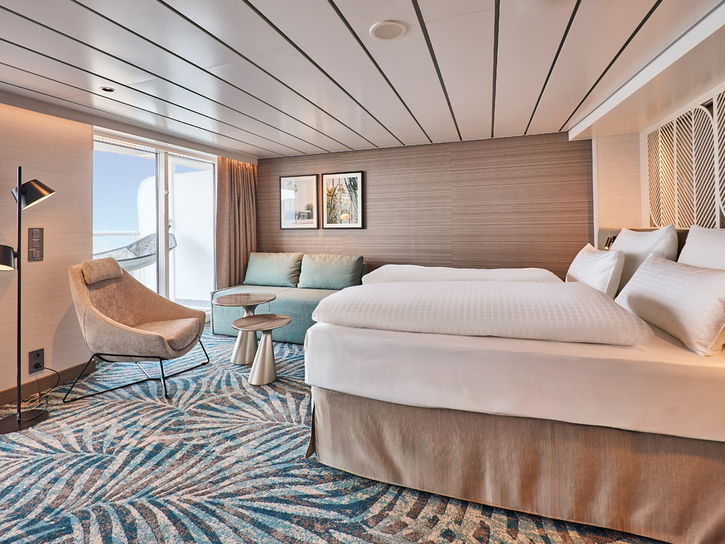 Mein Schiff Relax - Schöne Aussicht Suite mit Veranda