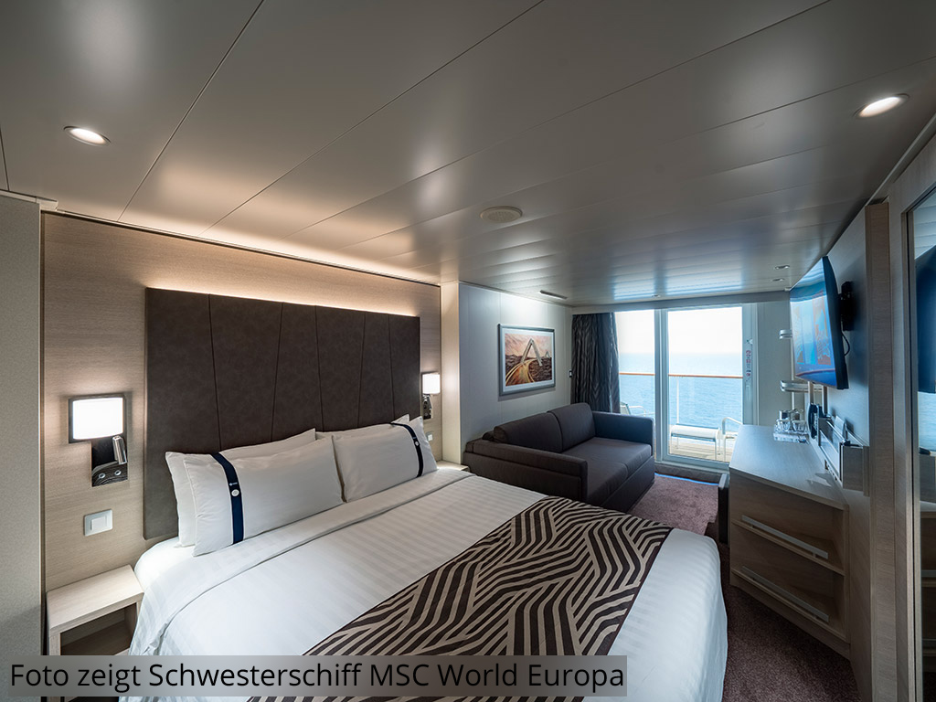 MSC World America - Fantastica Deluxe-Balkonkabine