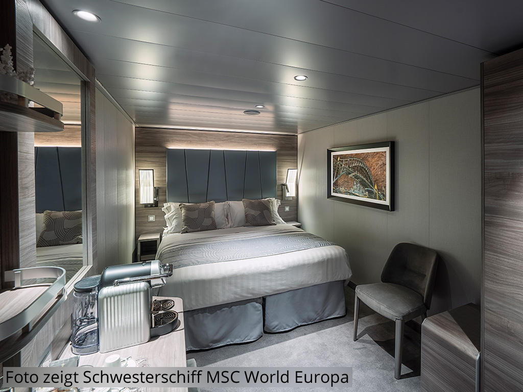 MSC World America - Yacht Club Innenkabine