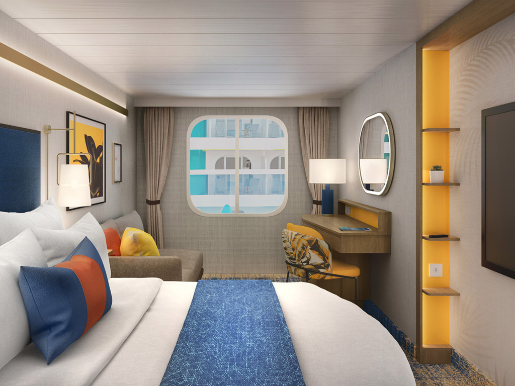 Star of the Seas - Surfside View Familienkabine mit Fenster (nicht zu öffnen)
