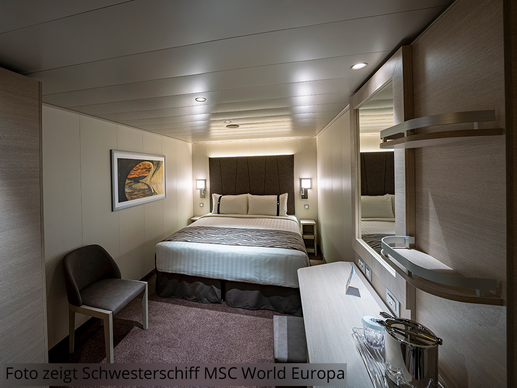 MSC World Asia - Fantastica Deluxe-Innenkabine