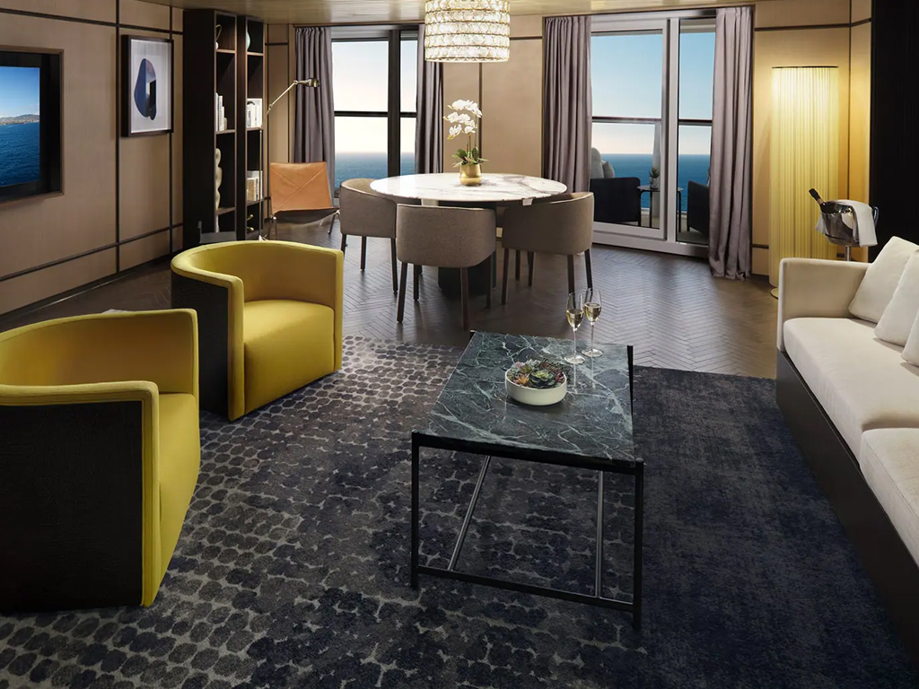 Norwegian Aura - The Haven Deluxe Owner's Suite mit großem Balkon