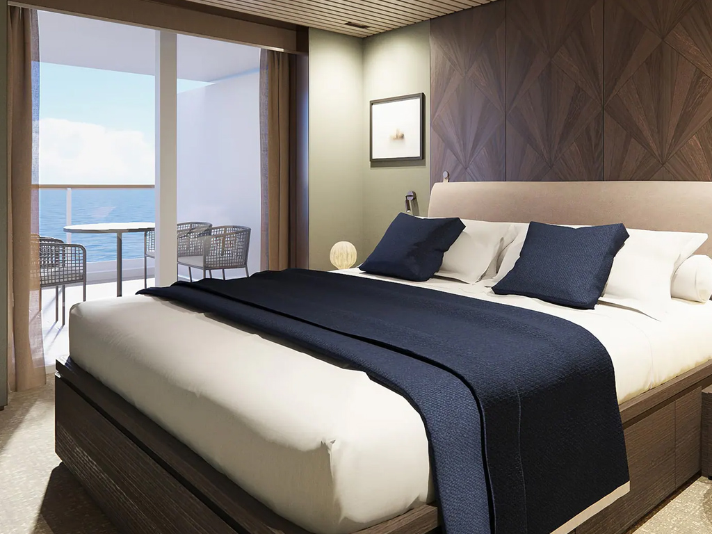 Norwegian Aura - The Haven Penthouse Suite mit großem Balkon am Heck