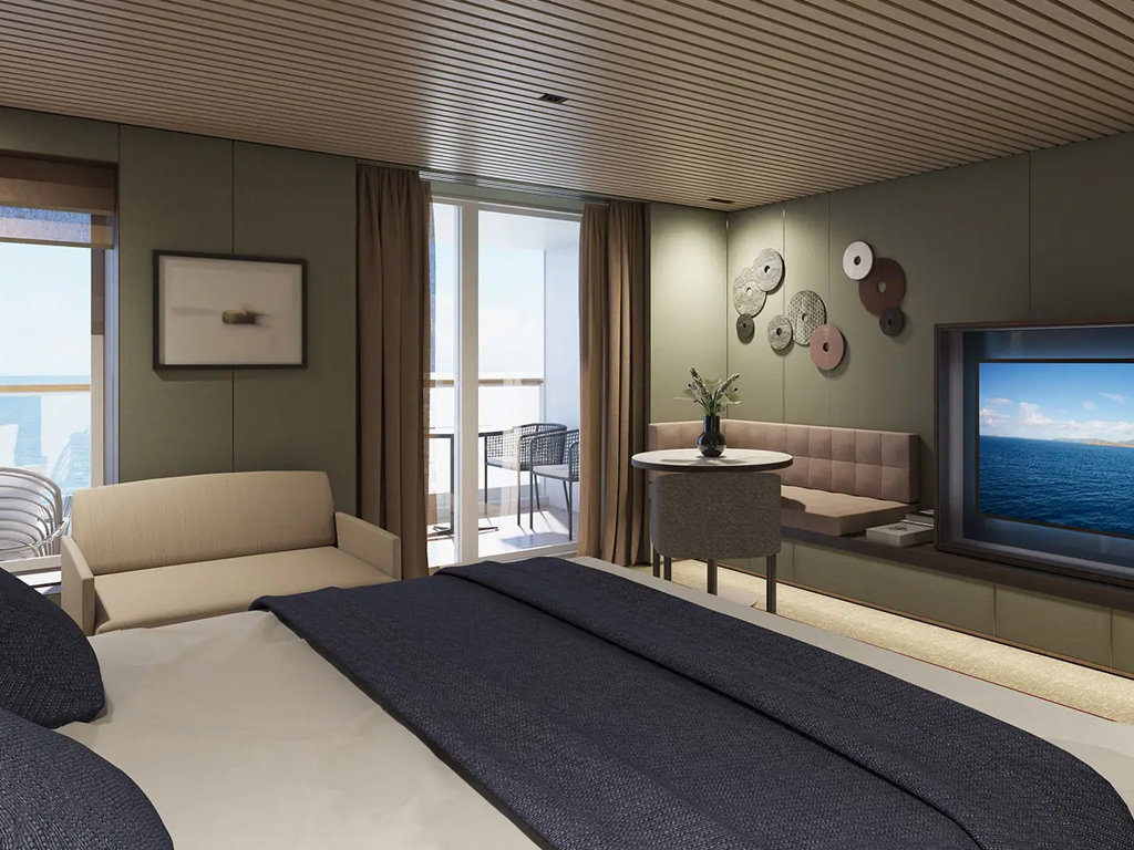 Norwegian Aura - The Haven Penthouse Suite mit Balkon