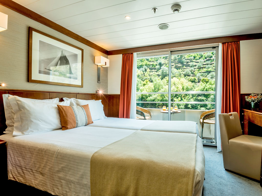 MS Douro Cruiser - Balkonkabine mit kleinem Balkon