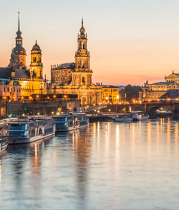 Beispielhafte Impression eines Stopps in Dresden