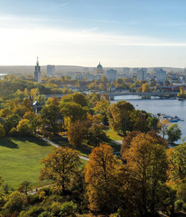 Beispielhafte Impression eines Stopps in Potsdam