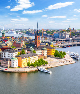 Beispielhafte Impression eines Stopps in Stockholm