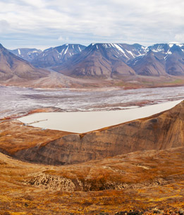 Beispielhafte Impression eines Stopps in Longyearbyen/ Spitzbergen