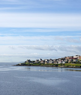 Beispielhafte Impression eines Stopps in Lerwick/ Shetland Inseln