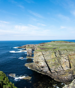 Beispielhafte Impression eines Stopps in Kirkwall/ Orkneys