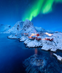 Beispielhafte Impression eines Stopps in Leknes/ Lofoten