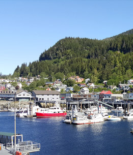 Beispielhafte Impression eines Stopps in Ketchikan/ Alaska