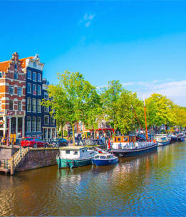 Beispielhafte Impression eines Stopps in Amsterdam