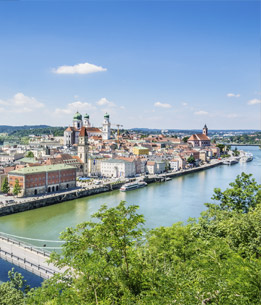 Beispielhafte Impression eines Stopps in Passau