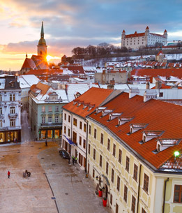 Beispielhafte Impression eines Stopps in Bratislava