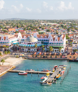 Beispielhafte Impression eines Stopps in Oranjestad