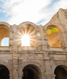 Beispielhafte Impression eines Stopps in Arles