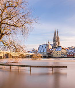 Beispielhafte Impression eines Stopps in Regensburg