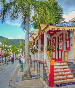 Beispielhafte Impression eines Stopps in Philipsburg/ St. Maarten