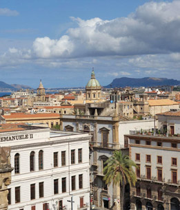 Beispielhafte Impression eines Stopps in Palermo/ Sizilien