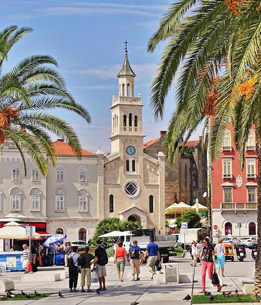 Beispielhafte Impression eines Stopps in Split