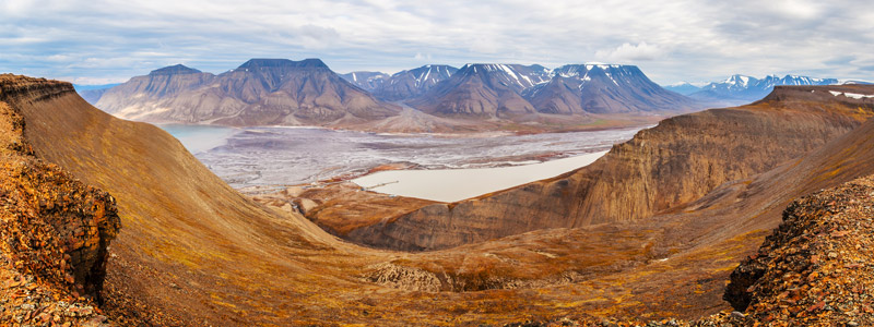 Beispielhafte Impression eines Stopps in Longyearbyen/ Spitzbergen