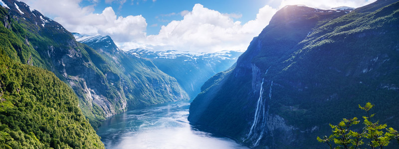 Beispielhafte Impression eines Stopps in Geiranger Fjord