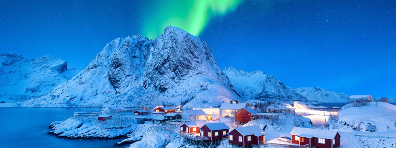 Beispielhafte Impression eines Stopps in Leknes/ Lofoten