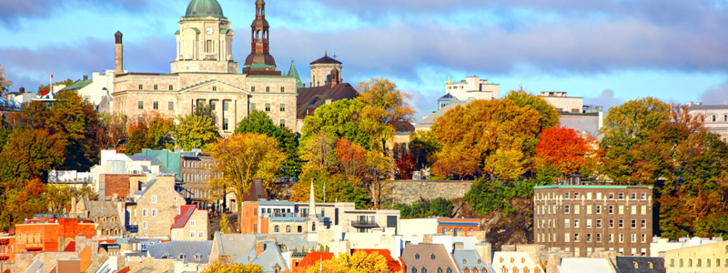 Beispielhafte Impression eines Stopps in Quebec Stadt
