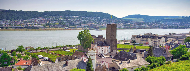 Beispielhafte Impression eines Stopps in Rüdesheim