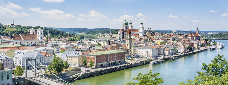 Beispielhafte Impression eines Stopps in Passau