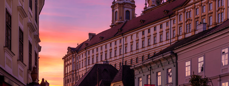 Beispielhafte Impression eines Stopps in Melk