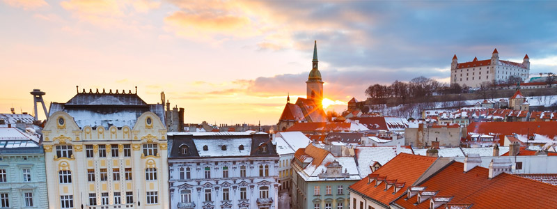 Beispielhafte Impression eines Stopps in Bratislava