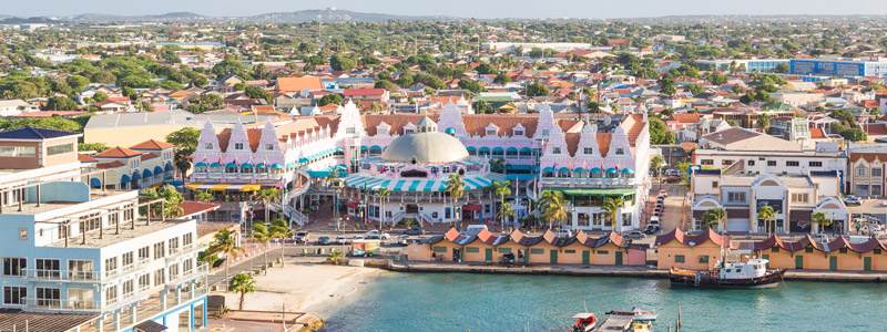 Beispielhafte Impression eines Stopps in Oranjestad