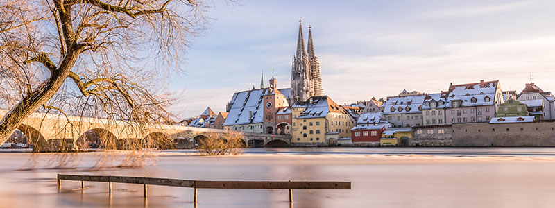 Beispielhafte Impression eines Stopps in Regensburg