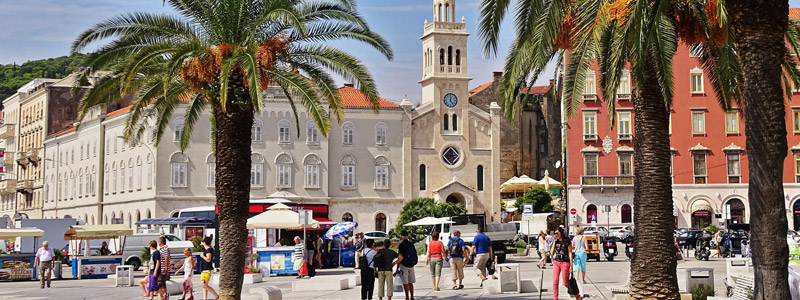 Beispielhafte Impression eines Stopps in Split