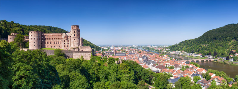 Beispielhafte Impression eines Stopps in Heidelberg