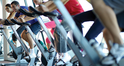Fitnesscenter an Bord der Celebrity Infinity