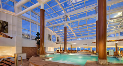 The Solarium an Bord der Celebrity Infinity